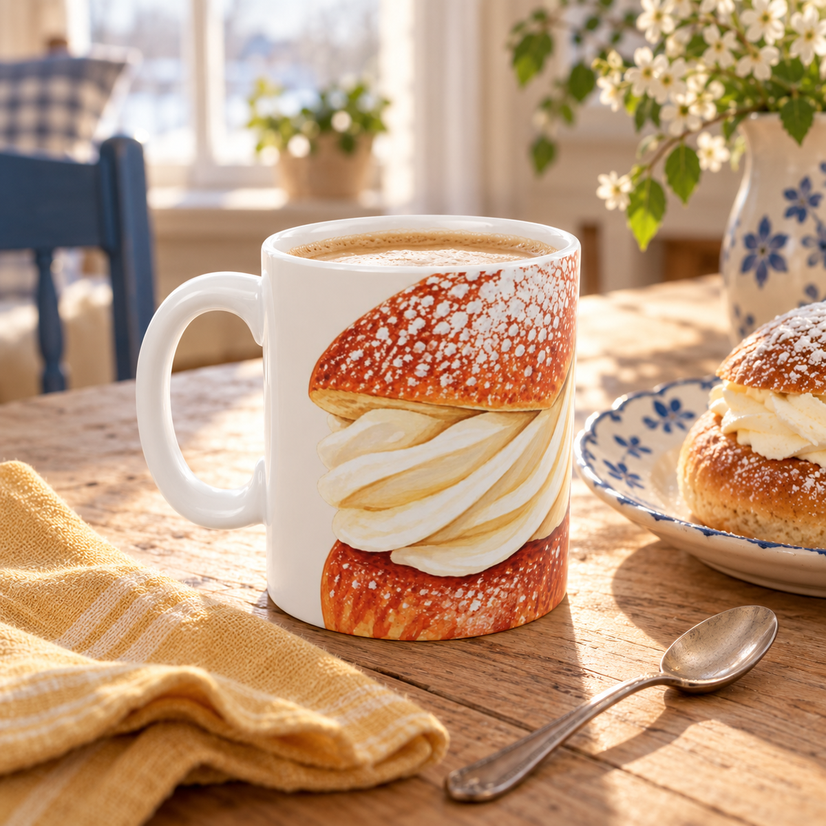 Semla Mug - Swedish Fika Coffee Mug